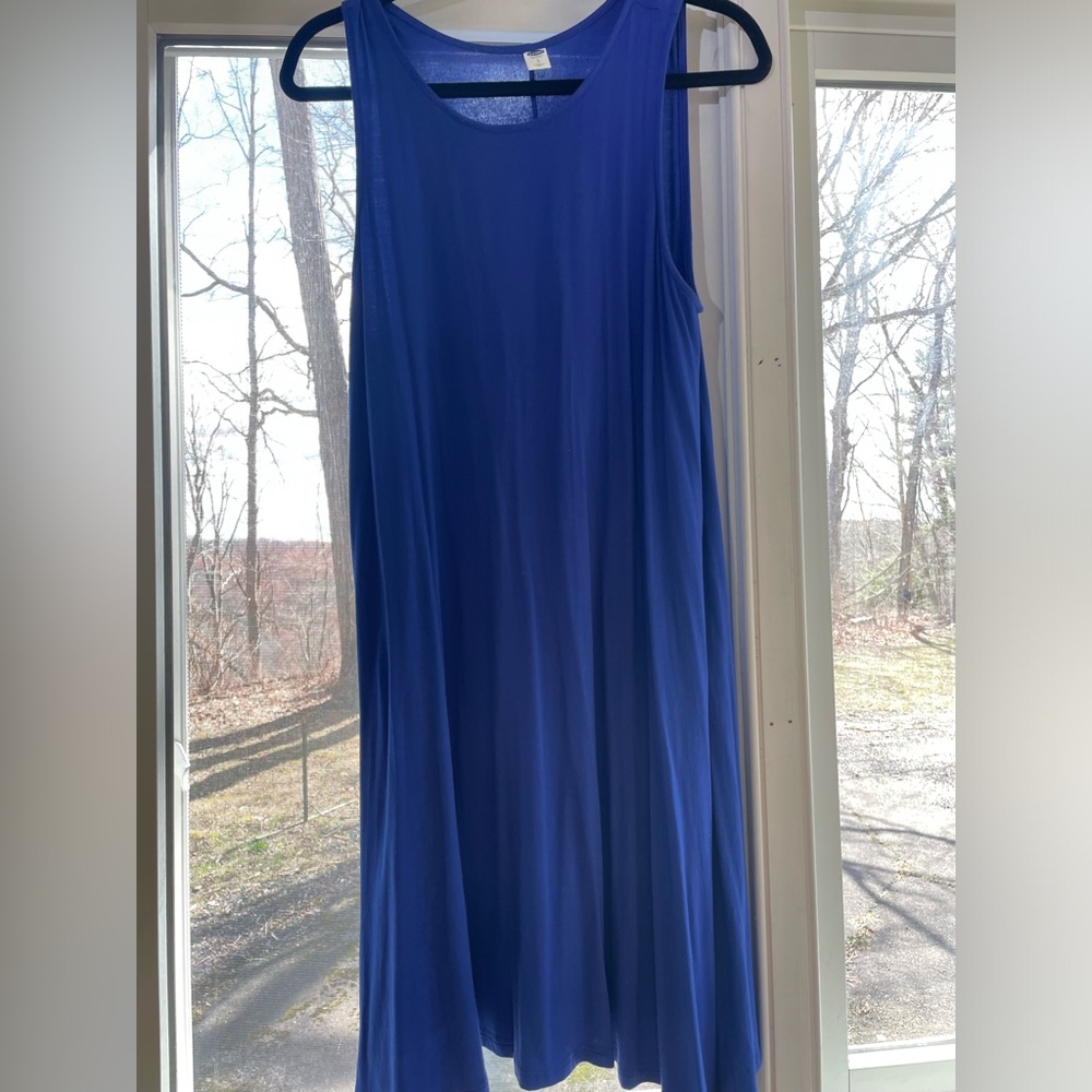 Royal Blue T-Shirt Dress